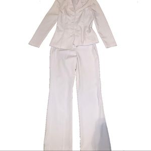 White pants suit (blazer and pants)